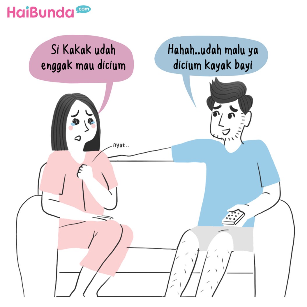 Komik Kakak Enggak Mau Dicium