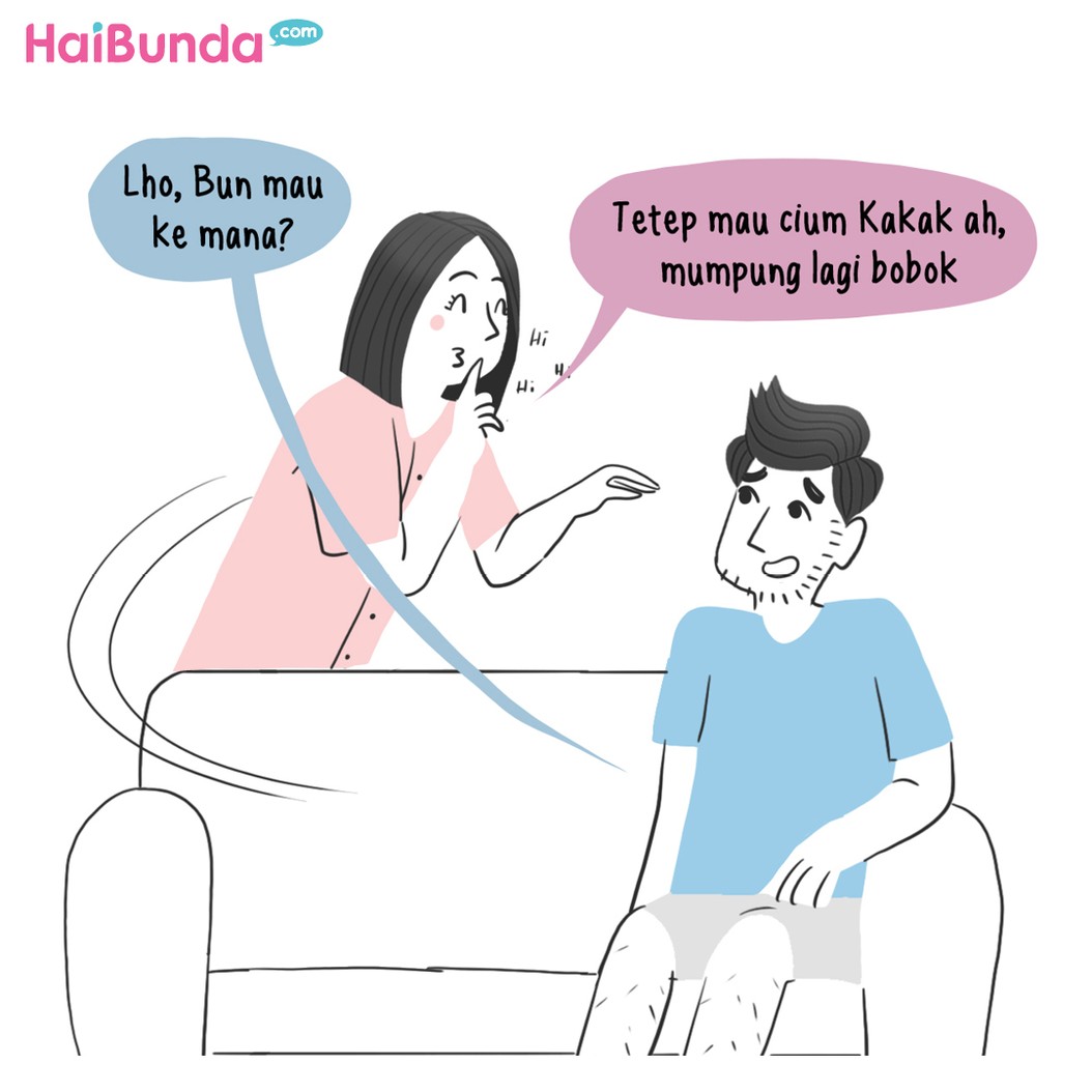 Komik Kakak Enggak Mau Dicium