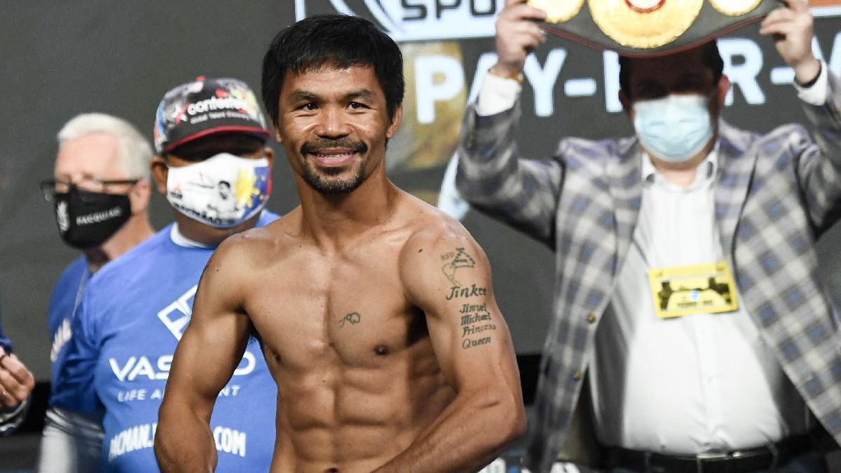 Imbang Lawan Barrios, Pacquiao Gagal Rebut Juara Dunia di Usia 46