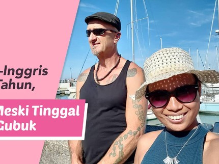 4 Fakta Pasangan Indonesia-Inggris Beda 23 Tahun, Bahagia Meski Tinggal di Gubuk