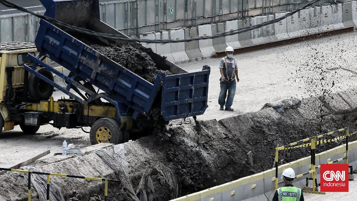 FOTO: Kucuran Dana Proyek MRT Fase 2A