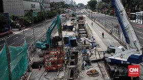 Daftar Rekayasa Lalin di Patung Kuda-Bundaran HI Imbas Proyek MRT