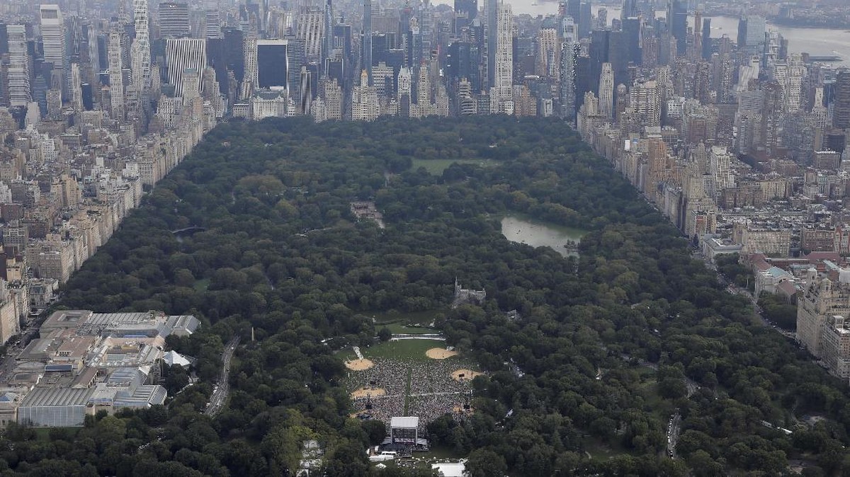 FOTO: New York City Gelar Konser 60 Ribu Pengunjung