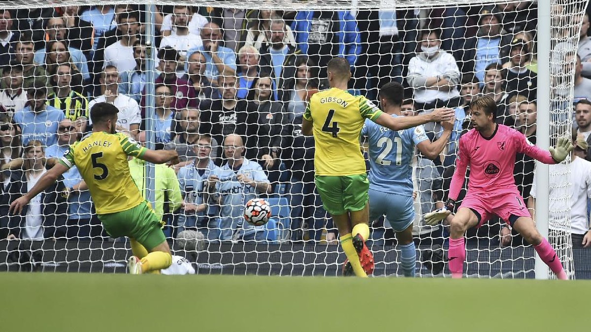FOTO: Pesta Man City Gasak Norwich City