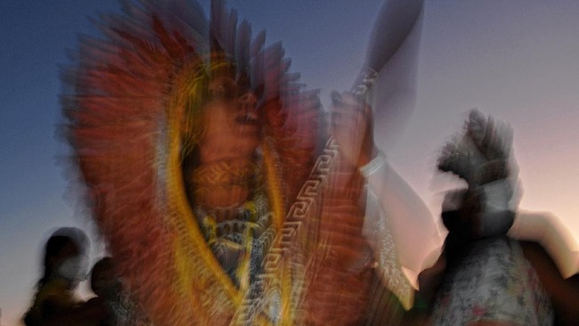 FOTO: Asa Suku Kayapo Mempertahankan Tanah Adat