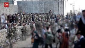 VIDEO: Aksi Pasukan Inggris dan AS Amankan Bandara Kabul