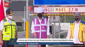 VIDEO: Jokowi Resmikan Ruas Tol Kelapa Gading-Pulo Gebang