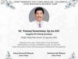 Dokter Tommy, Spesialis Anestesi RSU Soetomo Meninggal Usai Long COVID-19