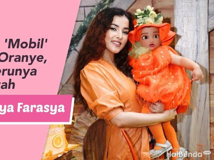 Hampers 'Mobil' & Serba Oranye, Begini Serunya Pesta Ultah Anak Tasya Farasya