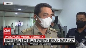 VIDEO: Turun Level 3, DKI Belum Putuskan Sekolah Tatap Muka