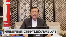 VIDEO: Pemerintah Beri Izin Digelarnya Liga 1