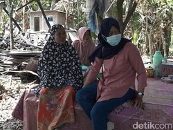 Nestapa Janda Tua di Polman, Rumah Hangus Dibakar ODGJ