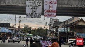 Aliansi Mahasiswa Kaltim Tolak Kedatangan Jokowi di Samarinda