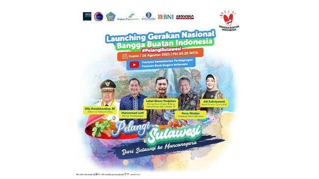 Sebagai rangkaian kegiatan kampanye Bangga Buatan Indonesia #PelangiSulawesi, BNI mengadakan webinar hingga peragaan busana Minahasa, dan beragam promo spesial.