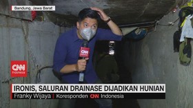 VIDEO: Ironis, Saluran Drainase Dijadikan Hunian