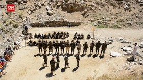 VIDEO: Pasukan Anti-Taliban Latihan Militer di Panjshir
