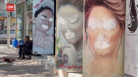 VIDEO: Taliban Berkuasa, Wajah Perempuan Hilang dari Salon