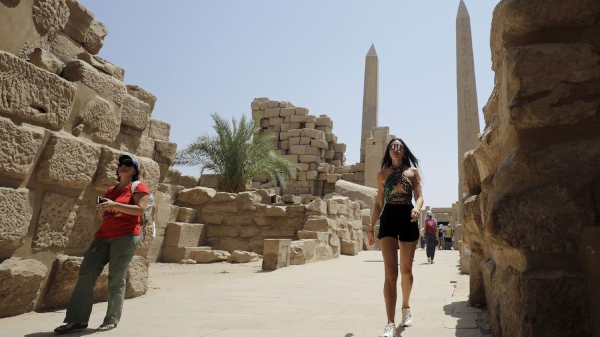FOTO: Kuil Karnak, Saksi Bisu Sejarah Mesir Kuno