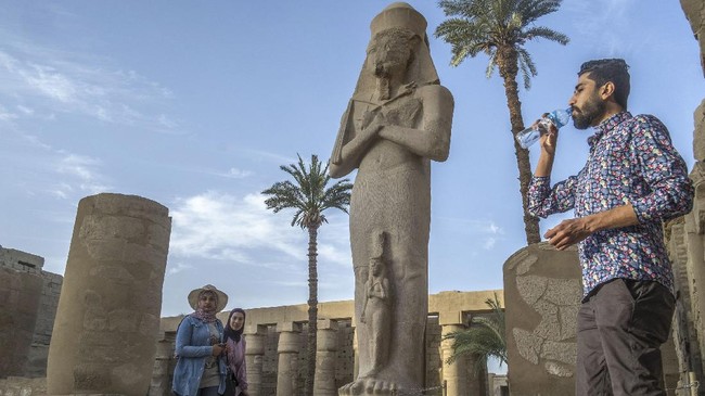 FOTO: Kuil Karnak, Saksi Bisu Sejarah Mesir Kuno