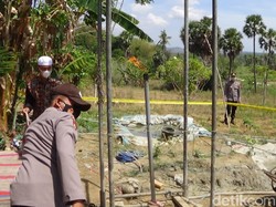 Sumur Bor Warga Sumenep yang Keluarkan Gas dan Menyala Diberi Garis Polisi