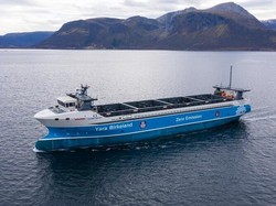 Ini Kapal Kargo Hantu Pertama di Dunia, Seberangi Laut Norwegia Tanpa Awak