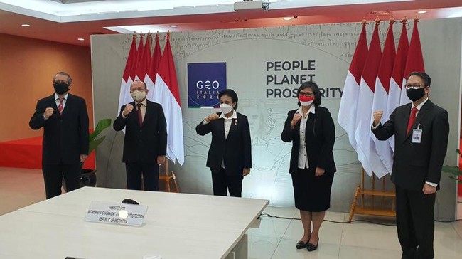 Indonesia mendorong peranan G20 untuk meningkatkan kesetaraan dan pemberdayaan perempuan di dunia.