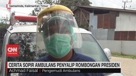 VIDEO: Cerita Sopir Ambulans Penyalip Rombongan Presiden