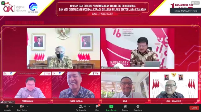 OJK dan Kominfo akan berkolaborasi memperkuat digitalisasi di sektor jasa keuangan serta memperluas layanan dan perlindungan untuk masyarakat.