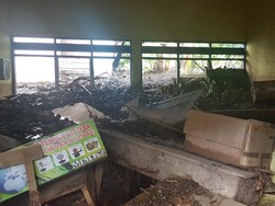Penampakan Sekolah di Polewali Mandar Rusak Usai Diterjang Banjir Bandang