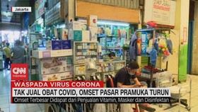 VIDEO: Tak Jual Obat Covid, Omset Pasar Pramuka Turun
