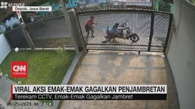 VIDEO: Viral Aksi Heroik Emak Emak Gagalkan Penjambretan