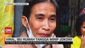 VIDEO: Viral, Ibu Rumah Tangga Mirip Jokowi