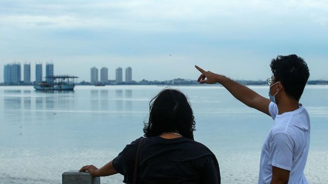 Pantai Maju menambah pilihan area jogging dan bersepeda santai bagi warga yang bermukim di sekitar Jakarta Utara.