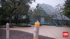 FOTO: Taman-taman Tak Berpengunjung Kala PPKM Level 3 Jakarta