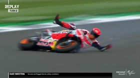 VIDEO: Marquez Alami Insiden Mengerikan di MotoGP Inggris