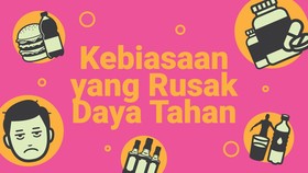 INFOGRAFIS: Kebiasaan yang Rusak Daya Tahan