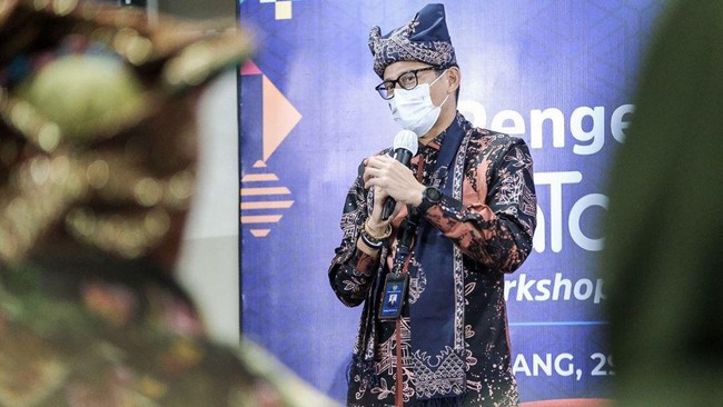 Kemenparekraf berkolaborasi dengan pemerintah daerah melalui program Kabupaten Kota Kreatif (KaTa Kreatif) guna memulihkan sektor parekraf.