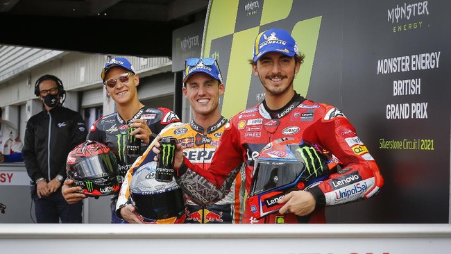 FOTO: Pole Emosional Pol Espargaro di MotoGP Inggris 2021