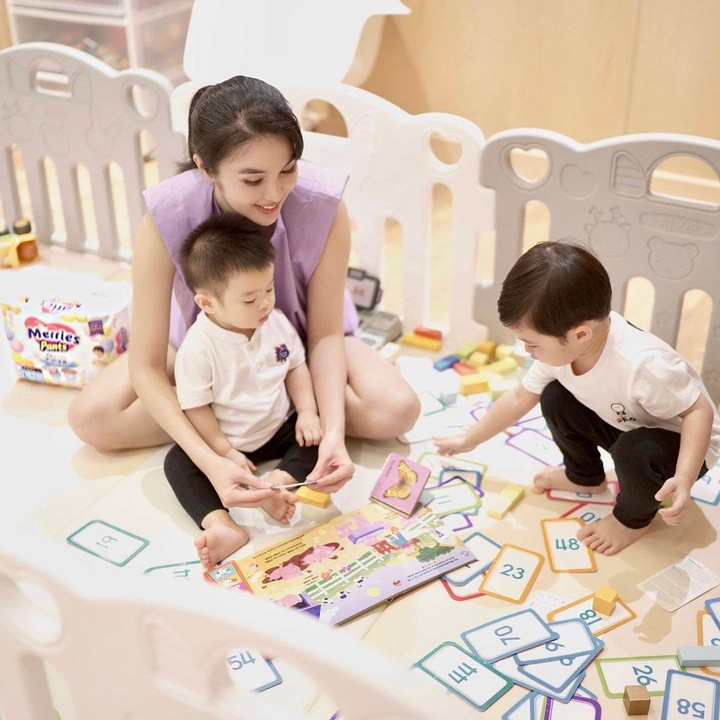 <p>Sandra Dewi juga menyediakan ruang bermain yang aman untuk dua buah hatinya. (Foto: Instagram @sandradewi88)</p>