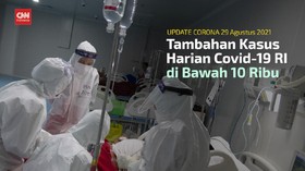 VIDEO: Kasus Harian Covid-19 Turun di Bawah 10 Ribu