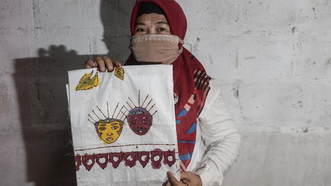 FOTO: Melestarikan Batik Betawi, Menjaga Peninggalan Budaya