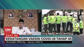 VIDEO: Kedatangan Vaksin Covid-19 Tahap 45