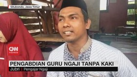 VIDEO: Pengabdian Guru Ngaji Tanpa Kaki