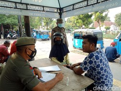 Puluhan Pengendara di Jakpus Kena Sanksi Sosial karena Tak Pakai Masker