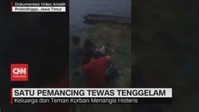 VIDEO: Dua Pemancing Tenggelam Satu Meninggal Dunia