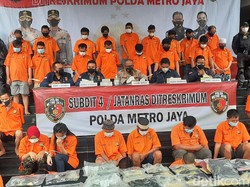 36 Orang Komplotan Curanmor Sadis Wilayah Jakarta-Tangerang Diringkus!
