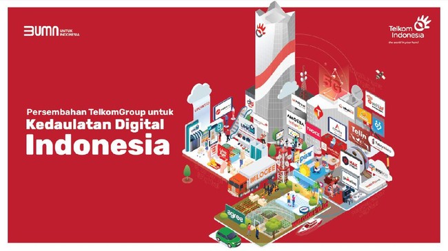 PT Telkom Indonesia mencatatkan laba bersih yang tumbuh double digit pada kinerja sepanjang paruh pertama 2021 karena berhasil mengoptimalkan kinerja produk.