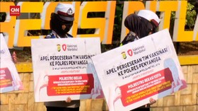 VIDEO: Polisi Bantu Percepatan Vaksinasi Di Wilayah Penyangga