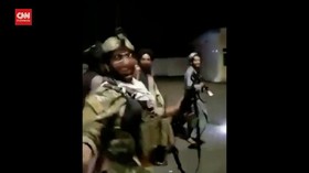 VIDEO: Riuh Tembakan Taliban di Langit Kabul usai AS Hengkang