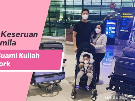 5 Potret Keseruan Tasya Kamila Temani Suami Kuliah di New York